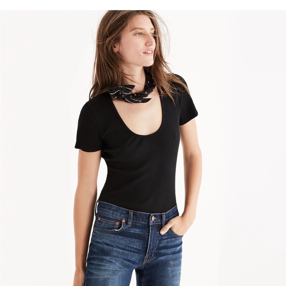 Madewell Cameo Scoop Rib Bodysuit